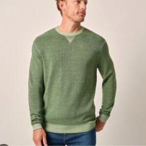 johnnie-O Burgess 100% Merino Wool Sweater in Valley size S